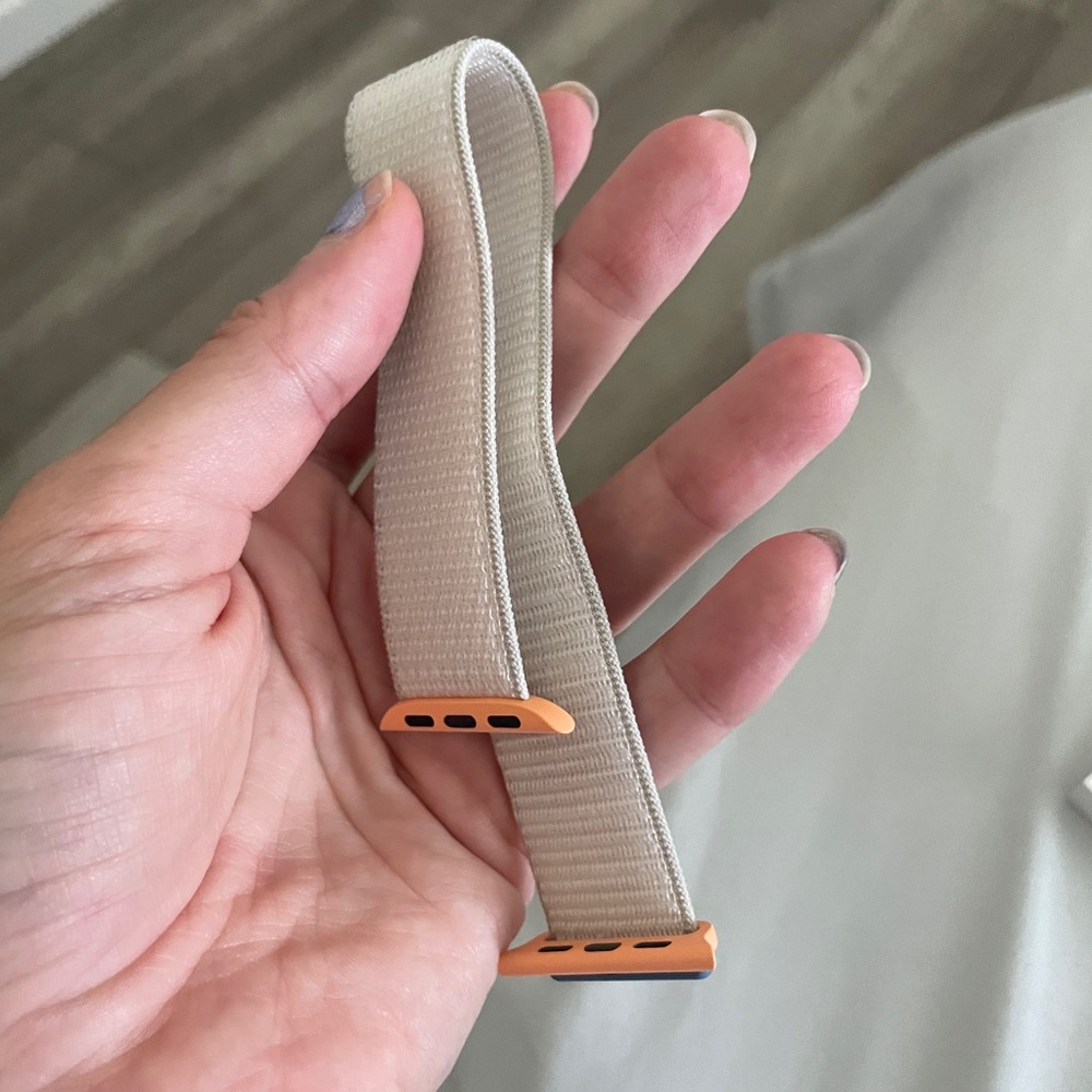 Apple Official Starlight Sport Loop Watch Band